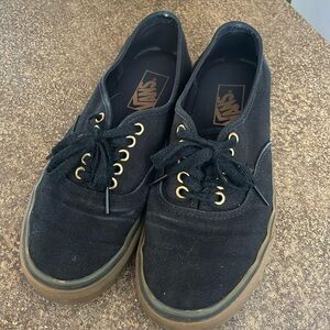 Black, lace up Vans. Women’s 9, Men’s 7.5